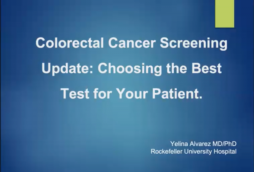 Colorectal Cancer Screening Update Choosing the Best Test for Your